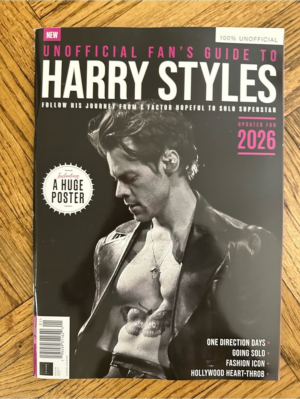 Harry Styles Magazine: Icon Series, Fans Guide, 1D, X Factor, Huge Poster, 2026